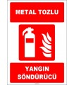 ZY1941 - ISO 7010 Metal Tozlu Yangın Söndürücü