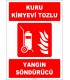 ZY1948 - ISO 7010 Tekerlekli Kuru Kimyevi Tozlu Yangın Söndürücü