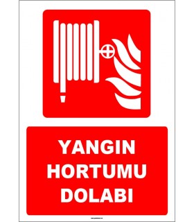 ZY1955 - ISO 7010 Yangın Hortumu Dolabı