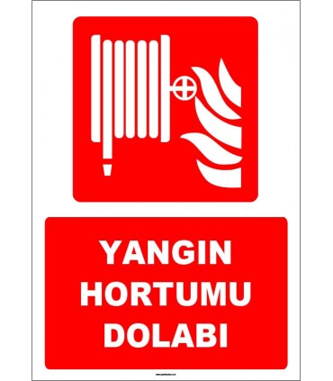 ZY1955 - ISO 7010 Yangın Hortumu Dolabı