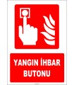 ZY1977 - ISO 7010 Yangın İhbar Butonu