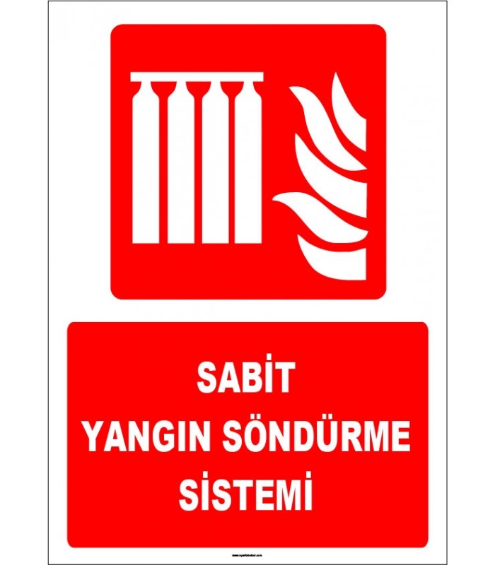 ZY1963 - ISO 7010 Sabit Yangın Söndürme Sistemi