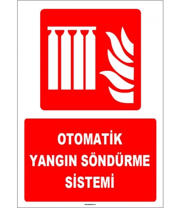 ZY1970 - ISO 7010 Otomatik Yangın Söndürme Sistemi