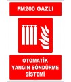 ZY1968 - ISO 7010 FM200 Gazlı Otomatik Yangın Söndürme Sistemi