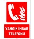 ZY1982 - ISO 7010 Yangın İhbar Telefonu