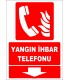 ZY1983 - ISO 7010 Yangın İhbar Telefonu, Aşağı Tarafta