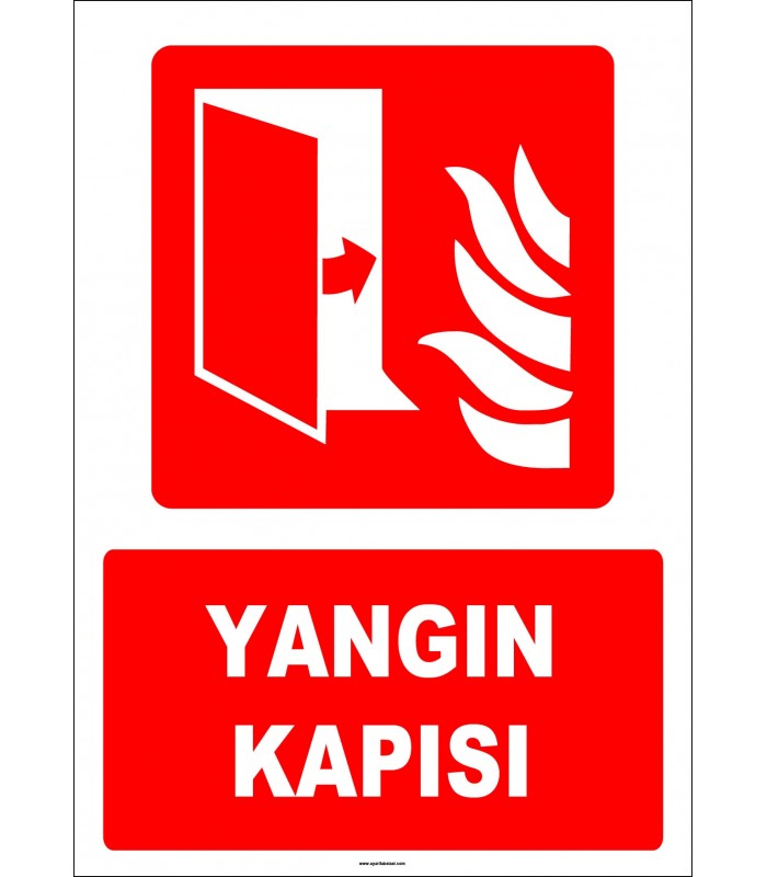 ZY1992 - ISO 7010 Yangın Kapısı