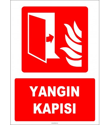 ZY1992 - ISO 7010 Yangın Kapısı