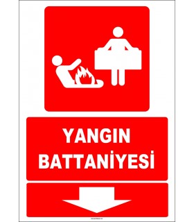 ZY1996 - Yangın Battaniyesi, Aşağıda