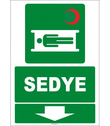 ZY2016 - ISO 7010 Sedye, aşağıda