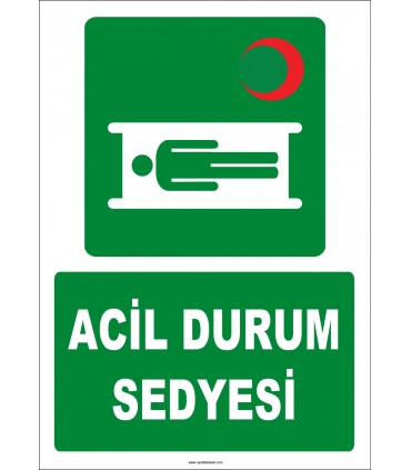 ZY2014 - ISO 7010 Acil Durum Sedyesi