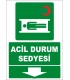 ZY2017 - ISO 7010 Acil Durum Sedyesi, aşağıda