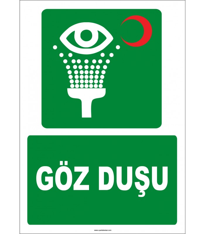 ZY2021 - ISO 7010 Göz Duşu
