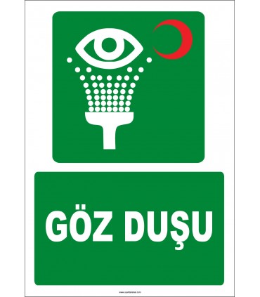 ZY2021 - ISO 7010 Göz Duşu