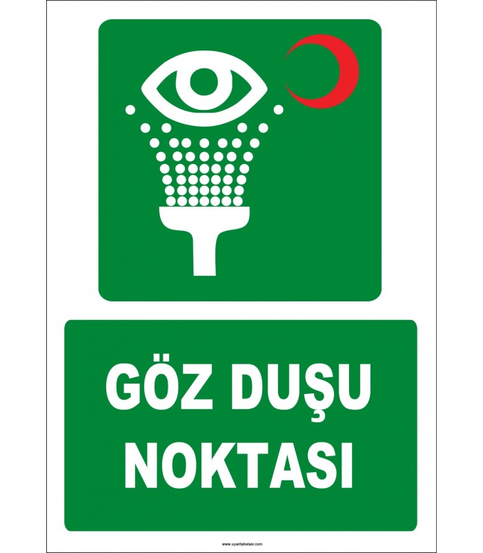 ZY2030 - ISO 7010 Göz Duşu Noktası