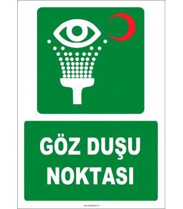 ZY2030 - ISO 7010 Göz Duşu Noktası