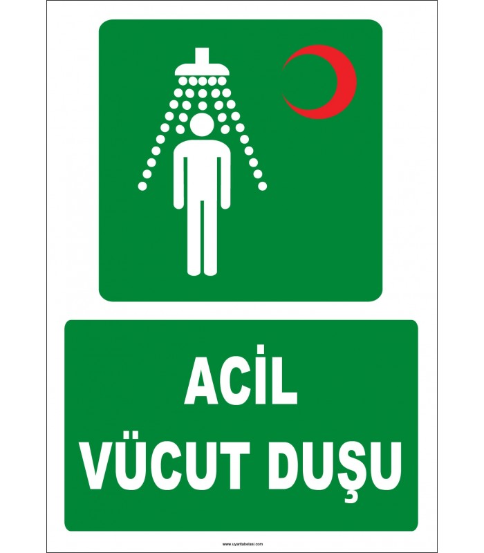 ZY2036 - ISO 7010 Acil Vücut Duşu