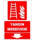 ZY2091 - ISO 7010 Yangın Merdiveni, Aşağıda