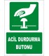 ZY2062 - ISO 7010 Acil Durdurma Butonu