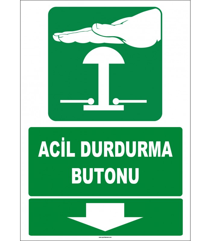 ZY2081 - Acil Durdurma Butonu, Aşağıda