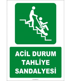 ZY2073 - ISO 7010 Acil Durum Tahliye Sandalyesi