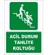 ZY2074 - ISO 7010 Acil Durum Tahliye Koltuğu