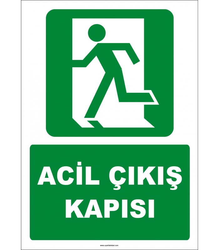 ZY2066 - Acil Çıkış Kapısı, Sola Koşan