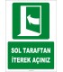 ZY2050 - ISO 7010 Sol Taraftan İterek Açınız