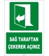 ZY2053 - ISO 7010 Sağ Taraftan Çekerek Açınız