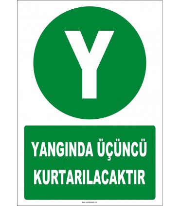 ZY2116 - Yangında Üçüncü Kurtarılacaktır