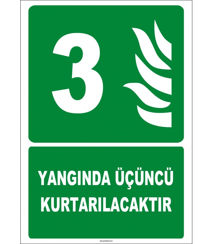 ZY2123 - Yangında Üçüncü Kurtarılacaktır