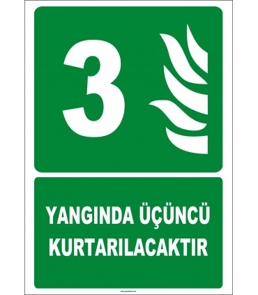 ZY2123 - Yangında Üçüncü Kurtarılacaktır