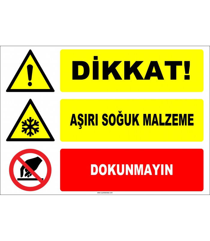 ZY2137 - Dikkat! Aşırı Soğuk Malzeme, Dokunmayın