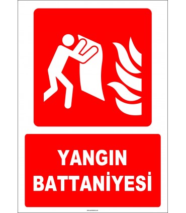 ZY2151 - ISO 7010 Yangın Battaniyesi
