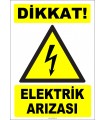 ZY2174 - ISO 7010 Dikkat Elektrik Arızası