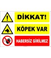 ZY2170 - Dikkat! Köpek Var, Habersiz Girilmez