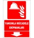 ZY2179 - ISO 7010 Yangınla Mücadele Ekipmanları, Aşağıda