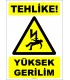 ZY2182 - Tehlike! Yüksek Gerilim