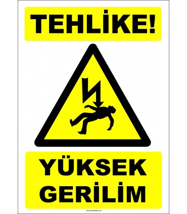 ZY2182 - Tehlike! Yüksek Gerilim