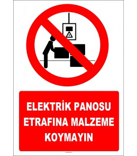 ZY2216 - Elektrik Panosu Etrafına Malzeme Koymayın