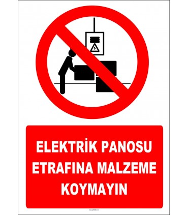 ZY2216 - Elektrik Panosu Etrafına Malzeme Koymayın
