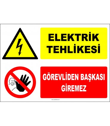 ZY2221 - Elektrik Tehlikesi, Görevliden Başkası Giremez
