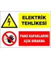 ZY2238 - Elektrik Tehlikesi, Pano Kapaklarını Açık Bırakma