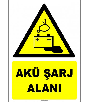 ZY2284 - ISO 7010 Akü Şarj Alanı