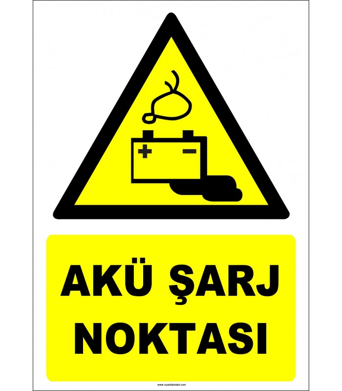 ZY2286 - ISO 7010 Akü Şarj Noktası