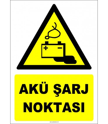 ZY2286 - ISO 7010 Akü Şarj Noktası