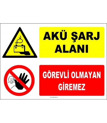 ZY2301 - Akü Şarj Alanı, Görevli Olmayan Giremez