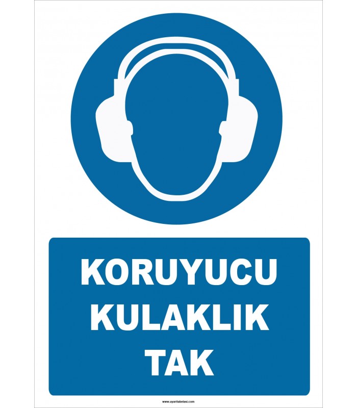 ZY2317 - ISO 7010 Koruyucu Kulaklık Tak