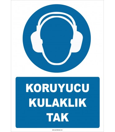 ZY2317 - ISO 7010 Koruyucu Kulaklık Tak