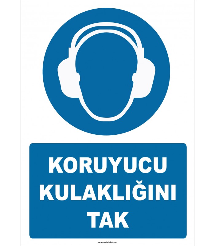 ZY2320 - ISO 7010 Koruyucu Kulaklığını Tak
